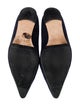 Manolo Blahnik Suede Flats