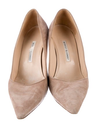 Manolo Blahnik Suede Pumps