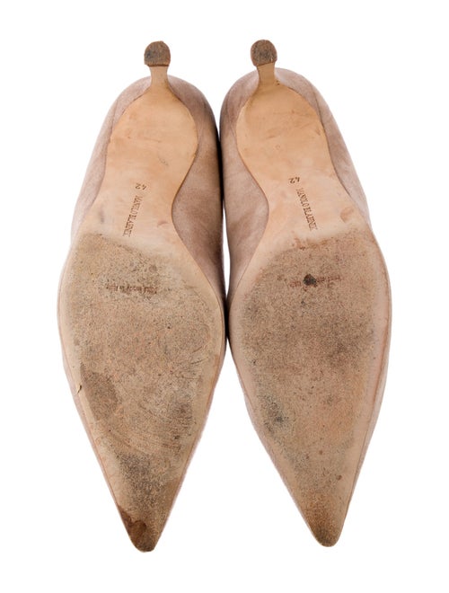 Manolo Blahnik Suede Pumps