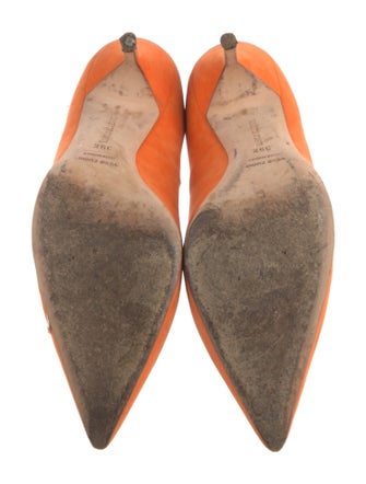 Manolo Blahnik Suede Pumps