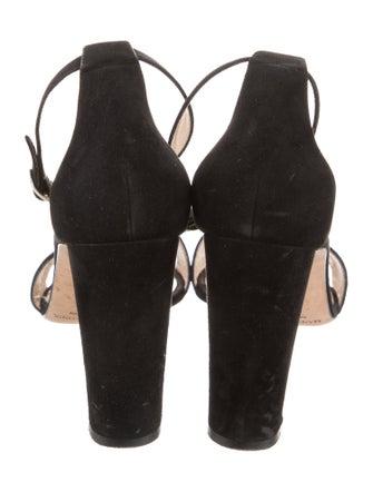 Manolo Blahnik Suede Sandals