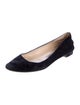 Manolo Blahnik Suede Flats