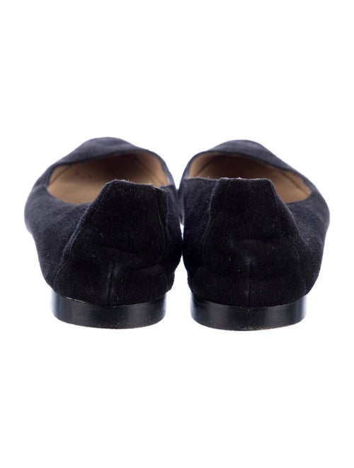 Manolo Blahnik Suede Flats