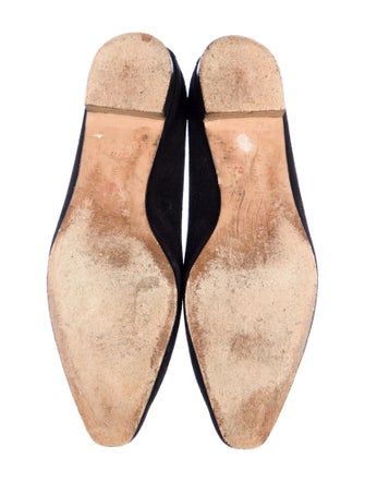 Manolo Blahnik Suede Flats