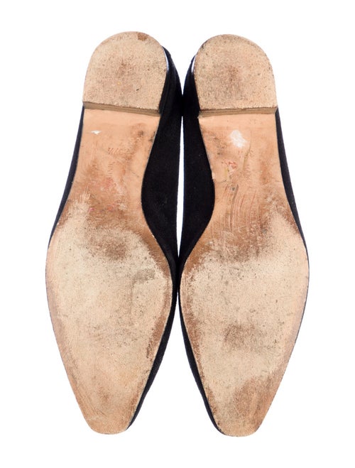Manolo Blahnik Suede Flats