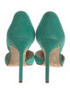Manolo Blahnik Suede D'Orsay Pumps