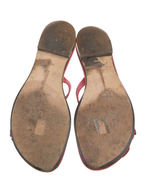 Manolo Blahnik Suede Slides