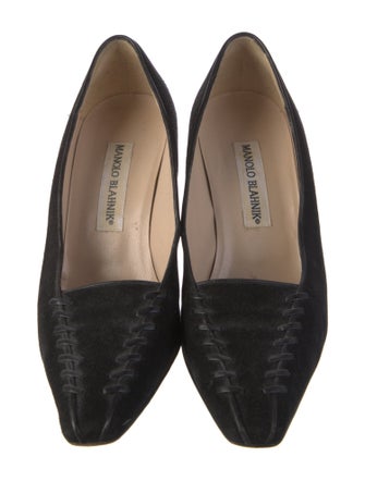 Manolo Blahnik Suede Pumps