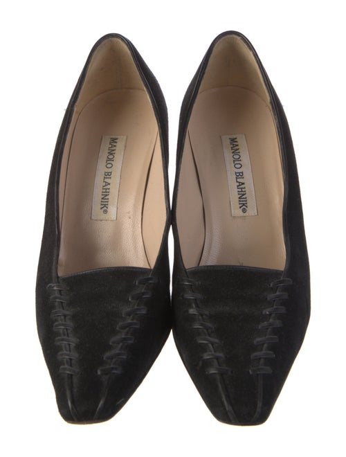 Manolo Blahnik Suede Pumps