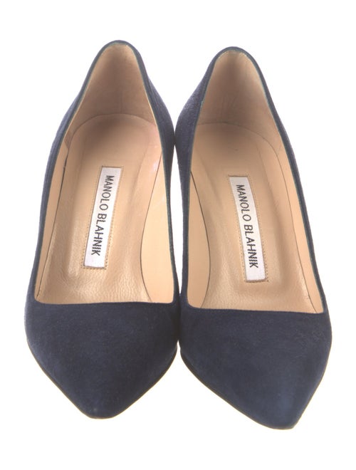 Manolo Blahnik Suede Pumps