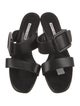 Manolo Blahnik Leather Slides