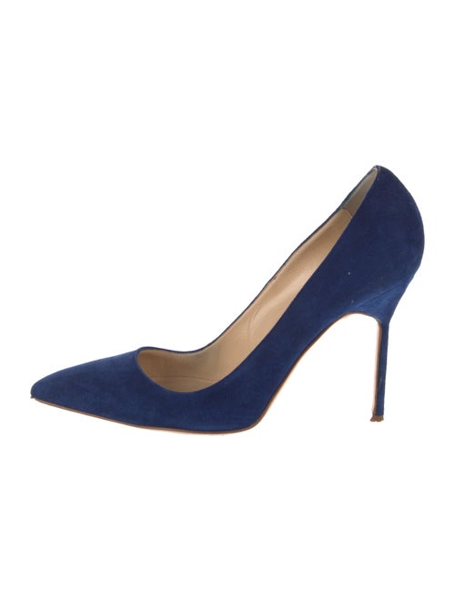 Manolo Blahnik Suede Pumps