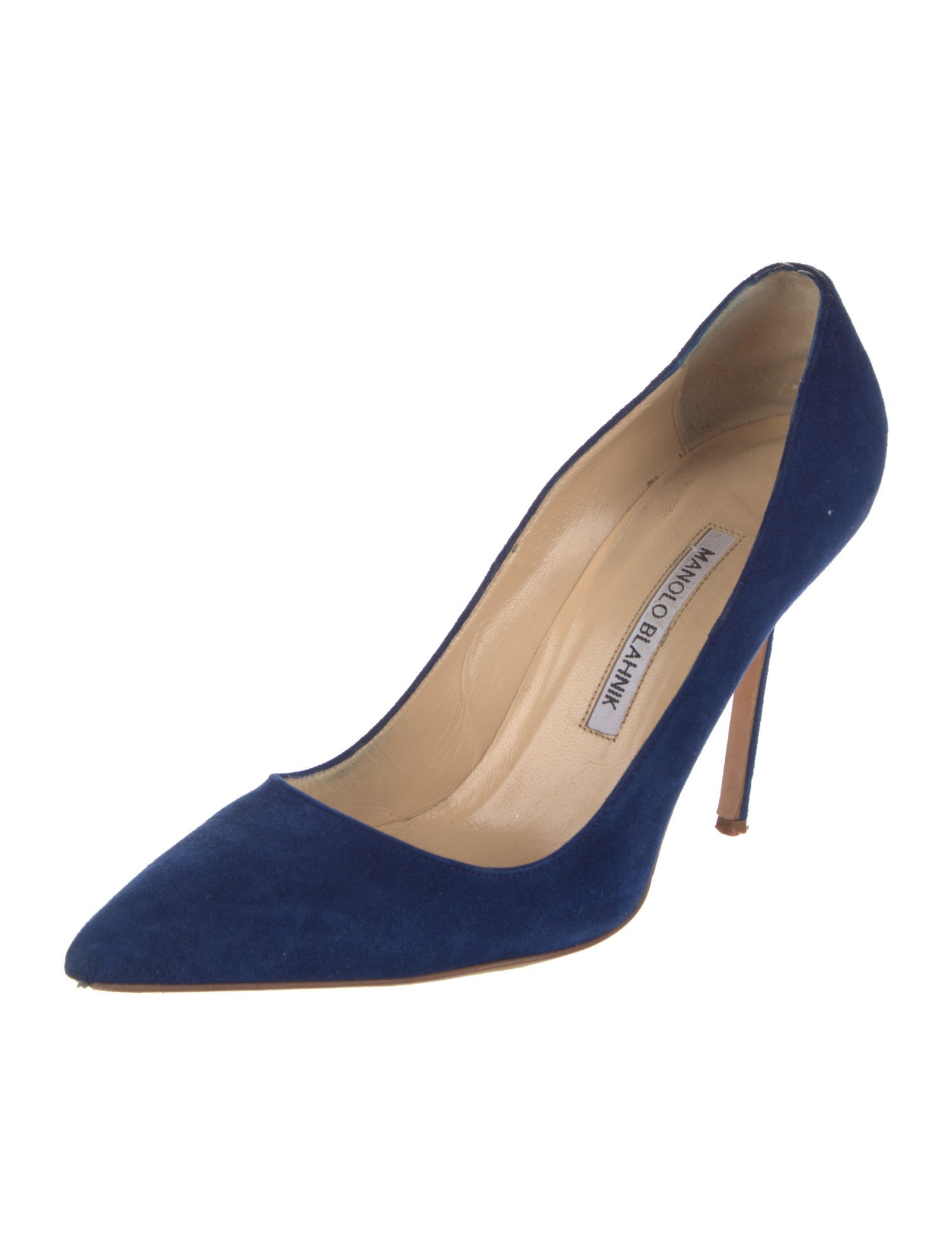 Manolo Blahnik Suede Pumps