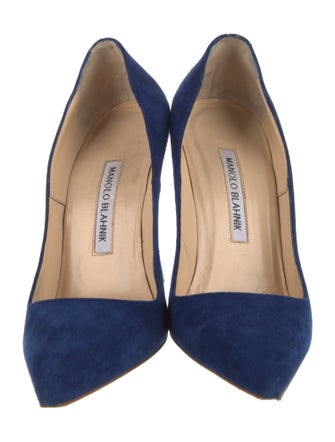 Manolo Blahnik Suede Pumps