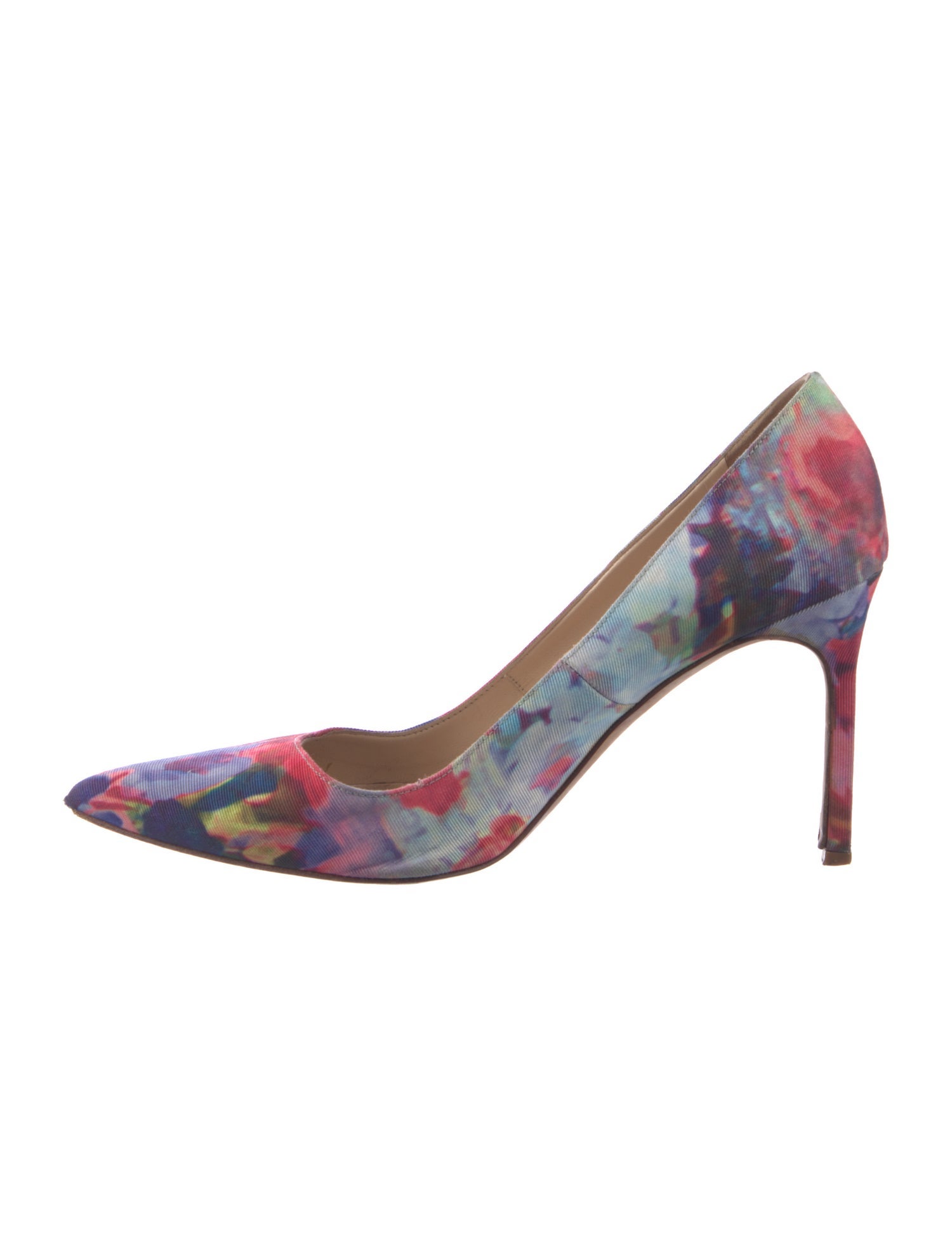 Manolo Blahnik Printed Pumps