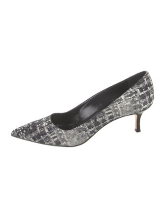 Manolo Blahnik Printed Pumps
