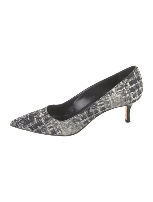 Manolo Blahnik Printed Pumps