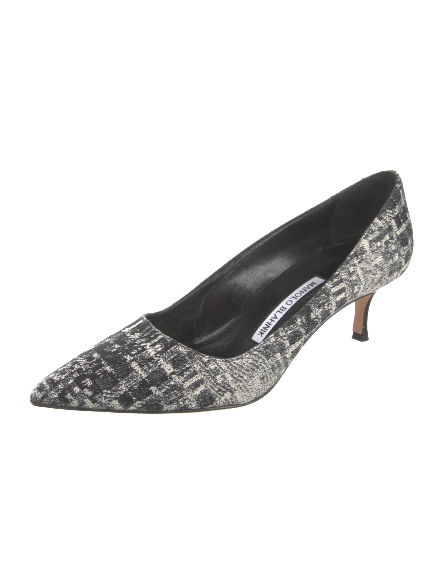 Manolo Blahnik Printed Pumps
