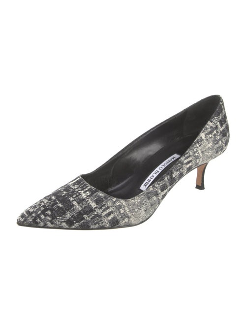 Manolo Blahnik Printed Pumps