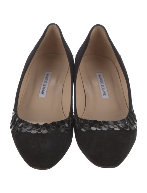 Manolo Blahnik Suede Pumps