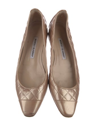 Manolo Blahnik Patent Leather Ballet Flats