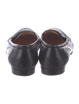 Manolo Blahnik Leather Loafers