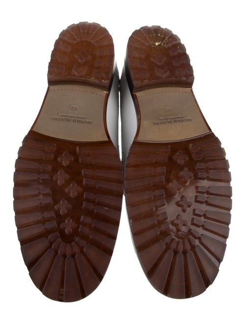 Manolo Blahnik Leather Loafers