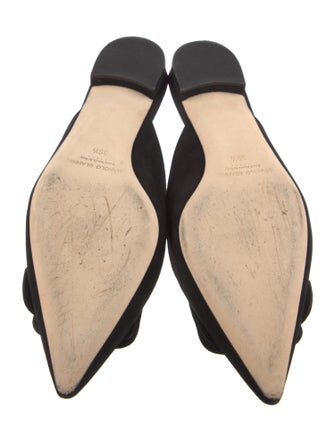 Manolo Blahnik Suede Mules