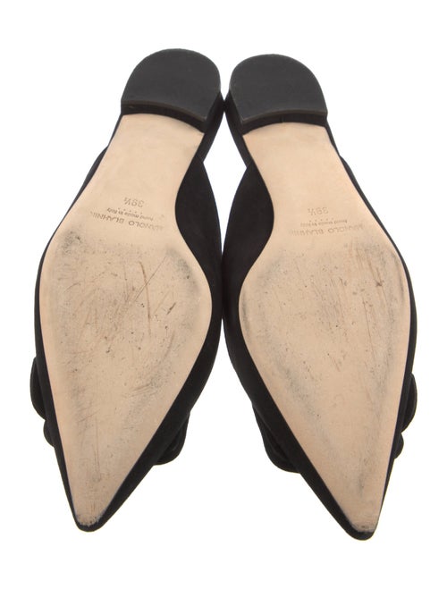 Manolo Blahnik Suede Mules