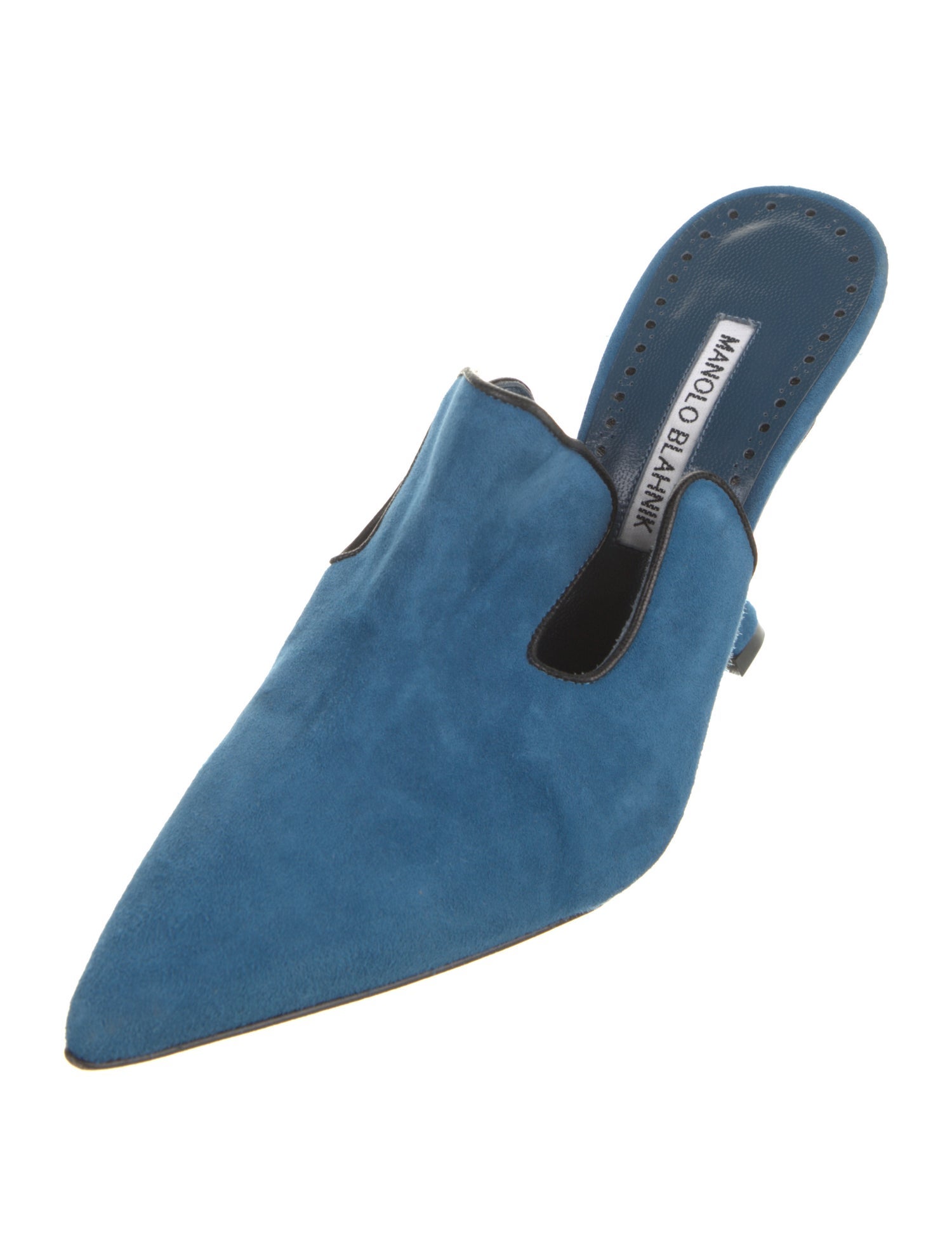 Manolo Blahnik Suede Mules