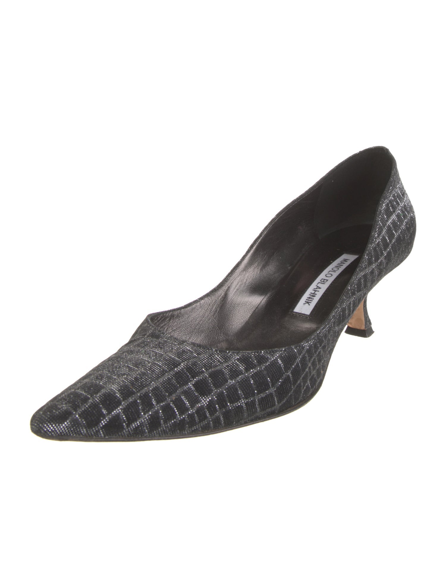 Manolo Blahnik Printed Pumps