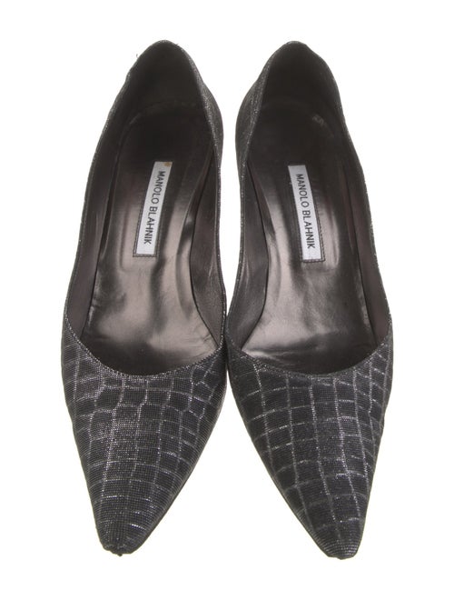 Manolo Blahnik Printed Pumps