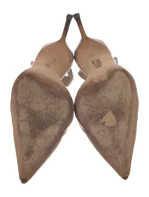 Manolo Blahnik Patent Leather Slingback Pumps