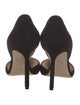 Manolo Blahnik Suede D'Orsay Pumps