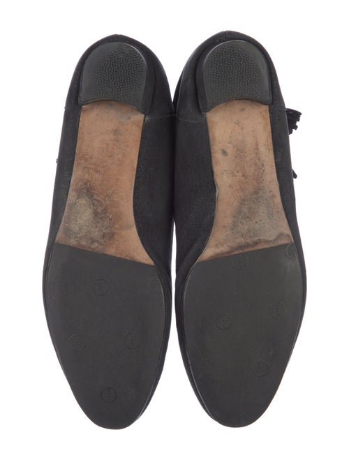 Manolo Blahnik Suede Tassel Accents Boots