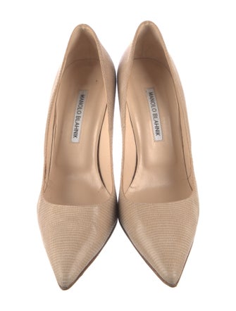 Manolo Blahnik Canvas Pumps