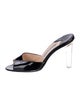 Manolo Blahnik Patent Leather Slides