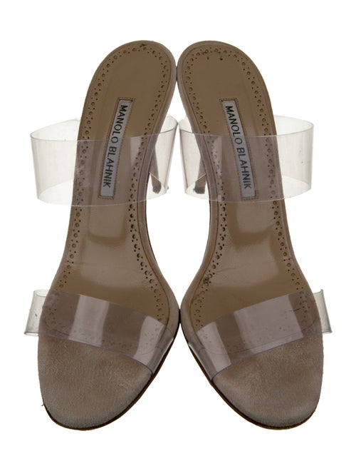 Manolo Blahnik PVC Slides