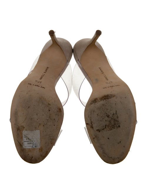 Manolo Blahnik PVC Slides