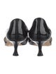 Manolo Blahnik Patent Leather D'Orsay Pumps