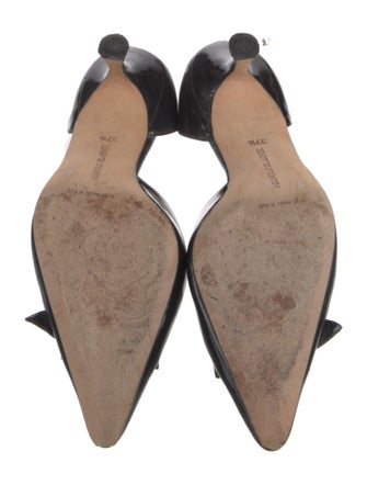 Manolo Blahnik Patent Leather D'Orsay Pumps