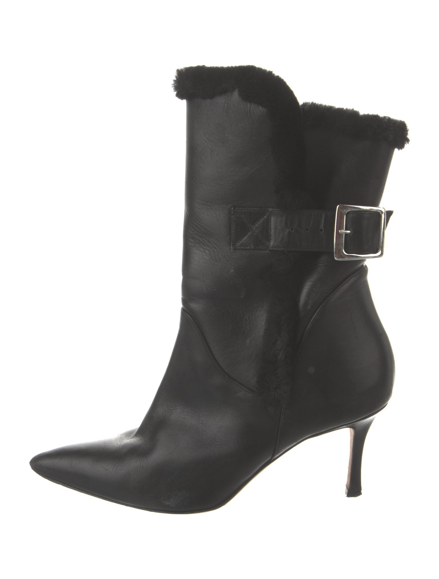 Manolo Blahnik Leather Boots