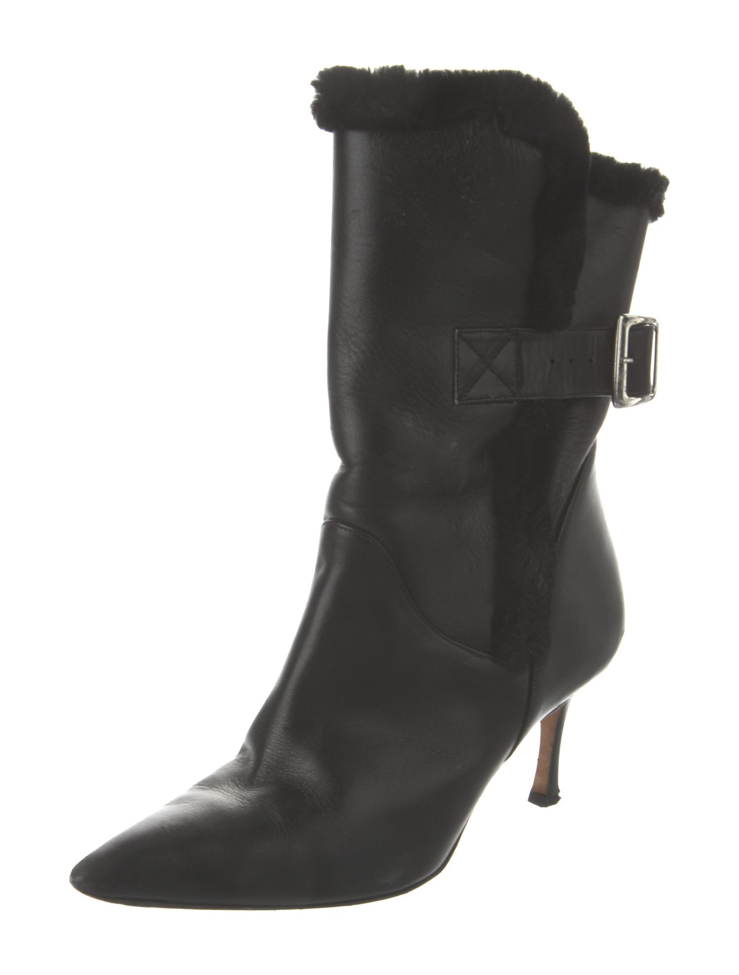Manolo Blahnik Leather Boots