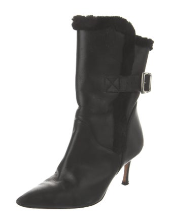Manolo Blahnik Leather Boots
