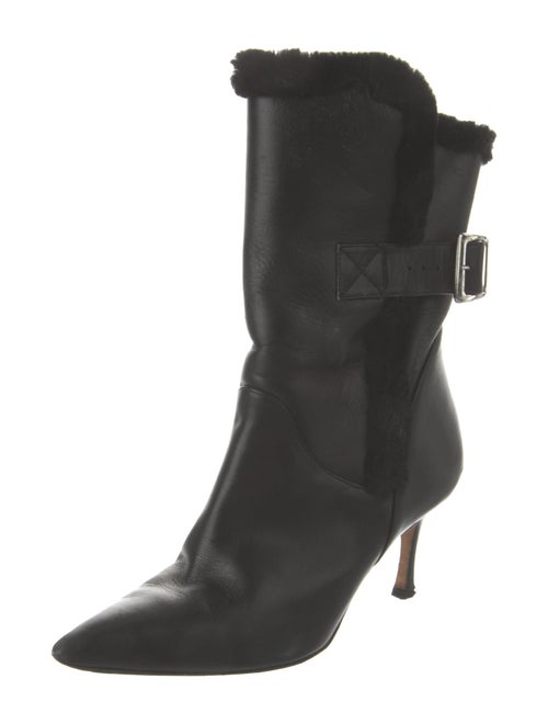 Manolo Blahnik Leather Boots