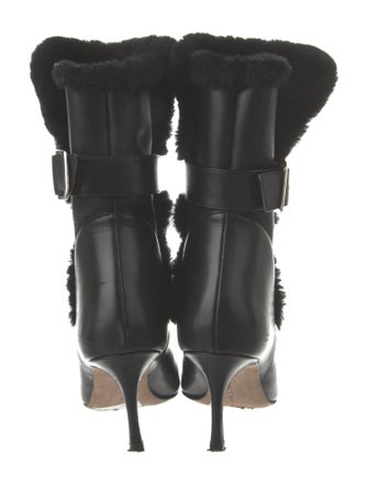 Manolo Blahnik Leather Boots
