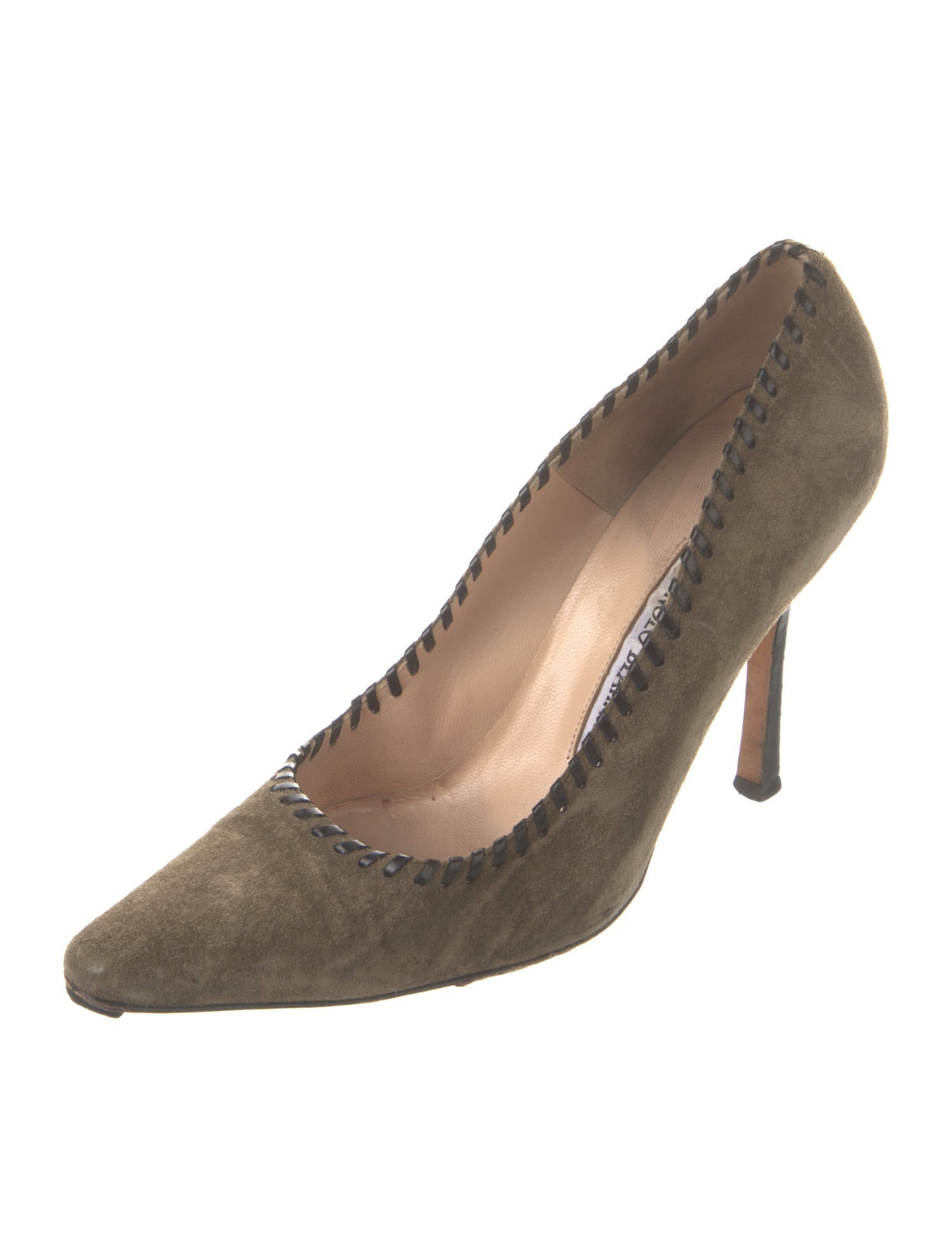 Manolo Blahnik Suede Pumps