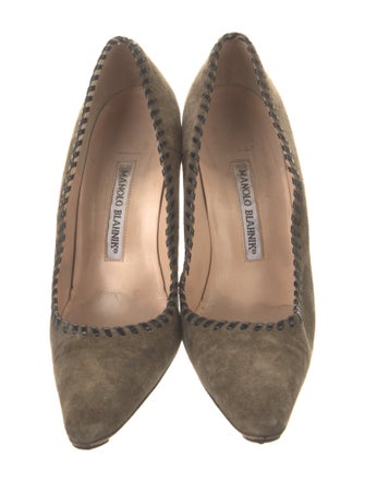 Manolo Blahnik Suede Pumps
