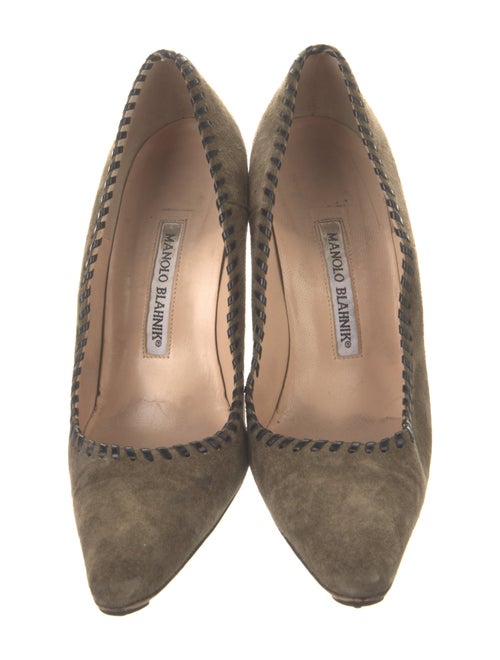Manolo Blahnik Suede Pumps