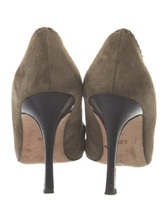 Manolo Blahnik Suede Pumps